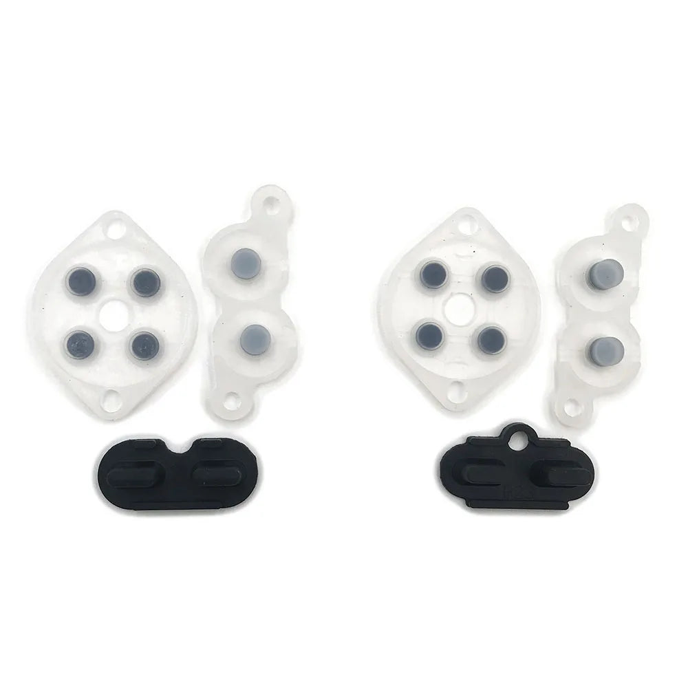 1set-10set Rubber Replacement Parts For NES FC PC Controller Joy Pad Silicon Conduct Rubber Button Game console repair parts