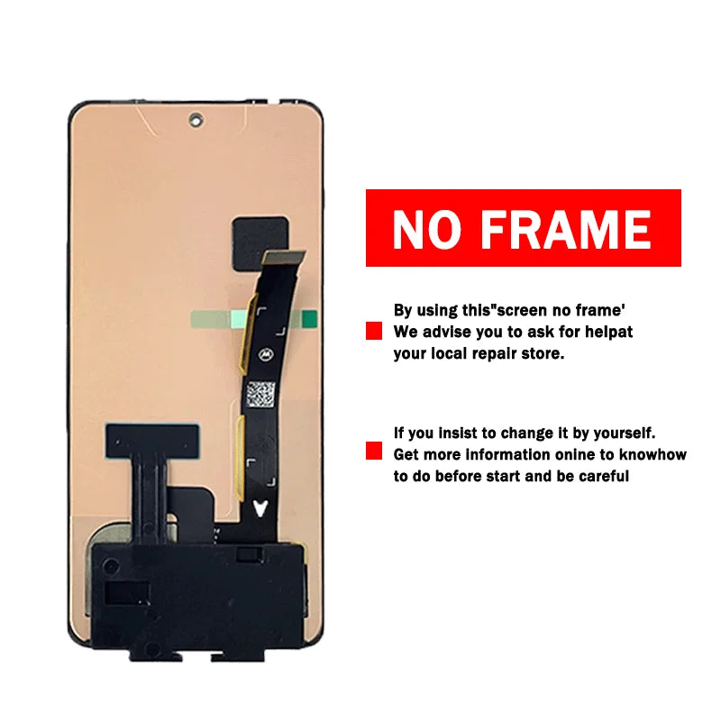 6.6" 120Hz AMOLED For Motorola Moto G82 XT2225-1 LCD Display Touch Screen Digiziter For Moto G82 Display Replacement Part Motorola phone repair parts