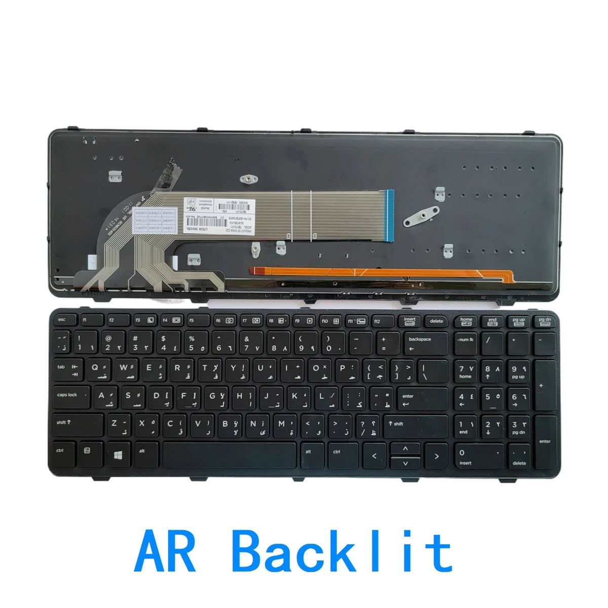US RU SP AR Backlit Keyboard For HP PROBOOK 450 GO 450 G0 450 G1 470 455 G1 450-G1 450 G2 455 G2 470 G0 G1 G2 S15 / S17  HP laptop repair parts