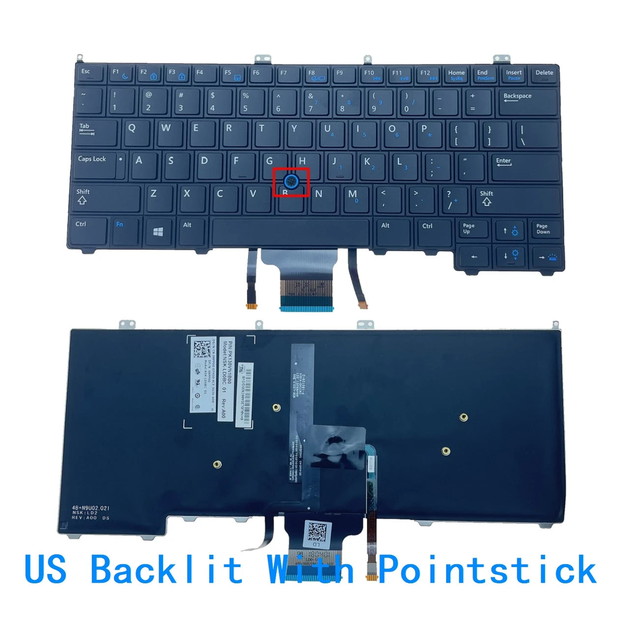 New US Spanish Language  Backlit Keyboard For Dell Latitude 12-7000 14-7000 series E7420 E7240 E7440 E7420D 08PP00Dell laptop repair parts