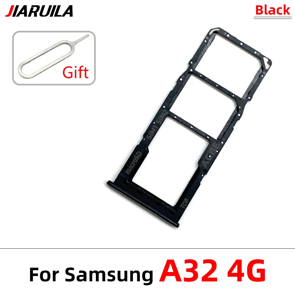 SIM Card Tray Slot Holder Adapter Accessories For Samsung A22 A32 4G 5G Replacement Spare Parts Samsung phone repair parts