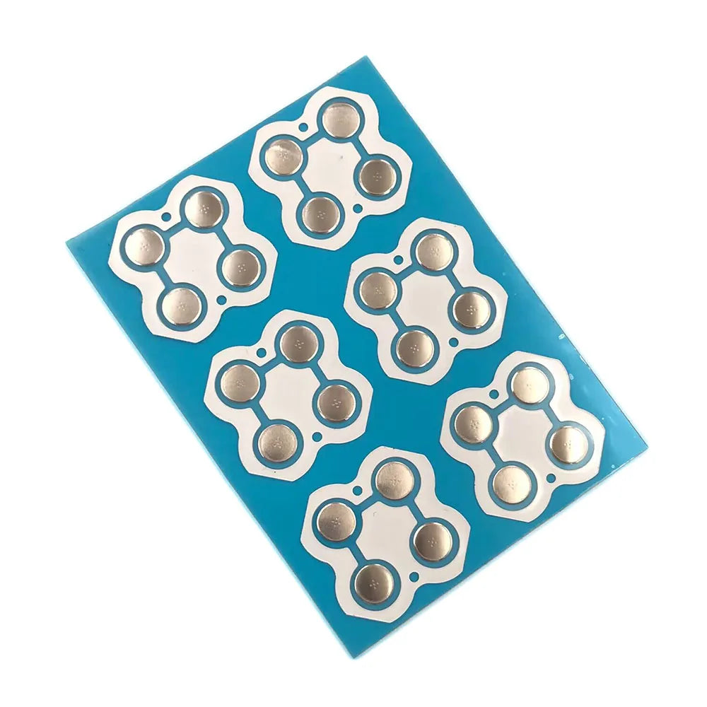 12Pcs Conductive Film For Nintendo NS Switch Joy-Con Controller D-Pad & ABXY Button Controller Metal Dome Snap PCB Board Buttons Game console repair parts