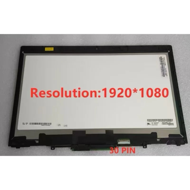 14" Ips Touch Screen Assembly for Lenovo ThinkPad X1 Yoga 1St Gen (2016), Lcd Digitizer 01Ay702 00Ur191 01Ay703 00Ur190 Replace Lenovo laptop repair parts