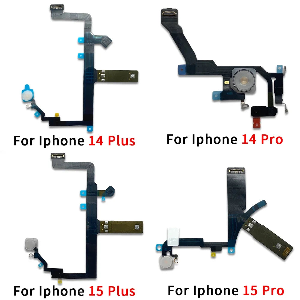 New LED Flash Flex Cable For iPhone 12 13 14 15 16 Pro Max Plus Mini Light Sensor Proximity Flex Cable Flash Light Flex Cable iPhone phone repair parts