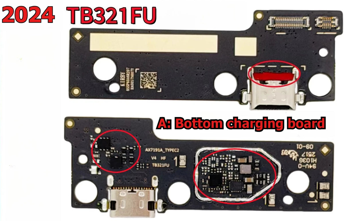 USB Charging Port Connector Plug Jack Charge Dock Board Flex Cable For Lenovo Tab Y700 Gen3 3th TB321FU cable repair Lenovo tablet repair parts