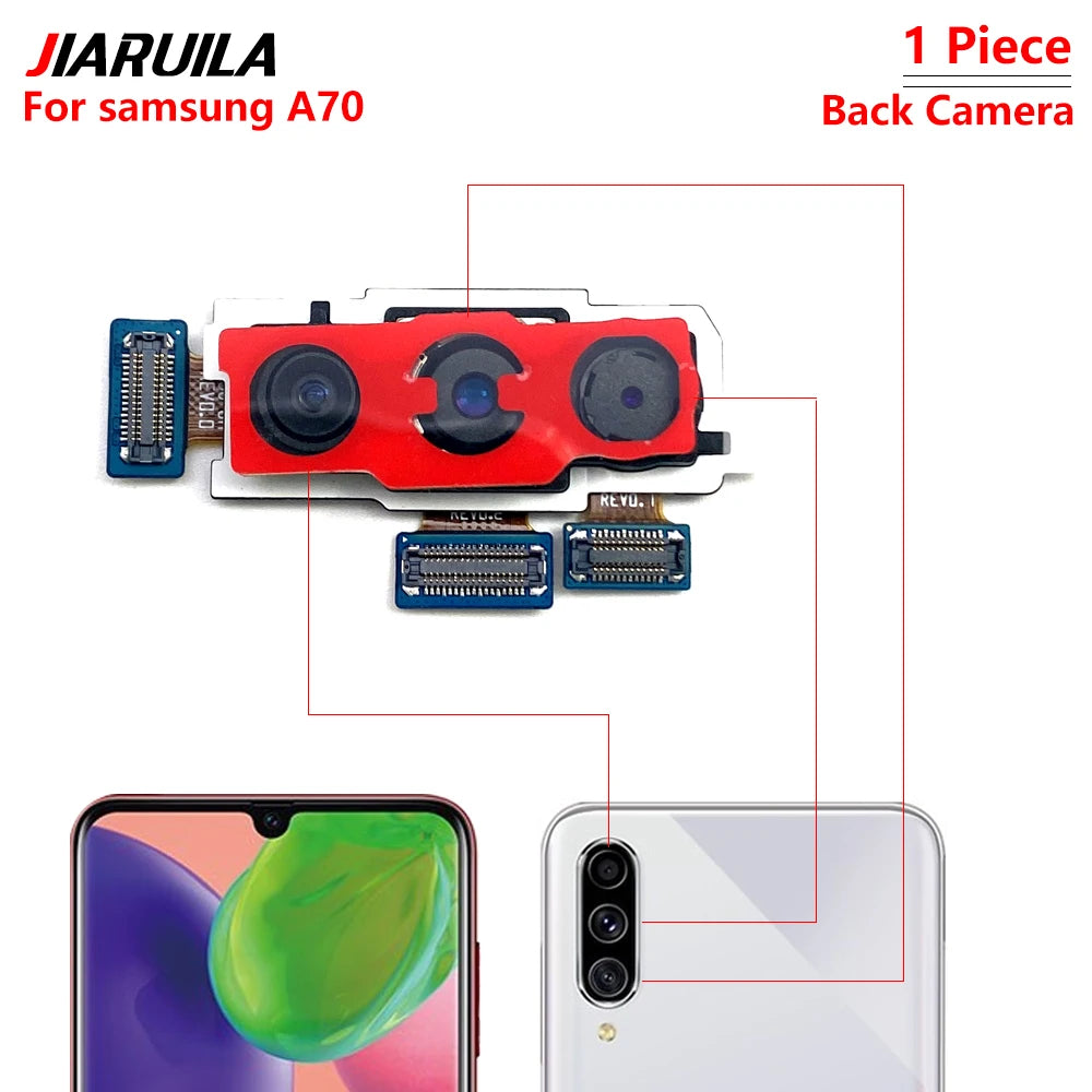 New Rear Main Back Camera Front Camere Flex Cable For Samsung A10 A20 A30 A40 A50 A60 A70 A80 A10E Samsung phone repair parts