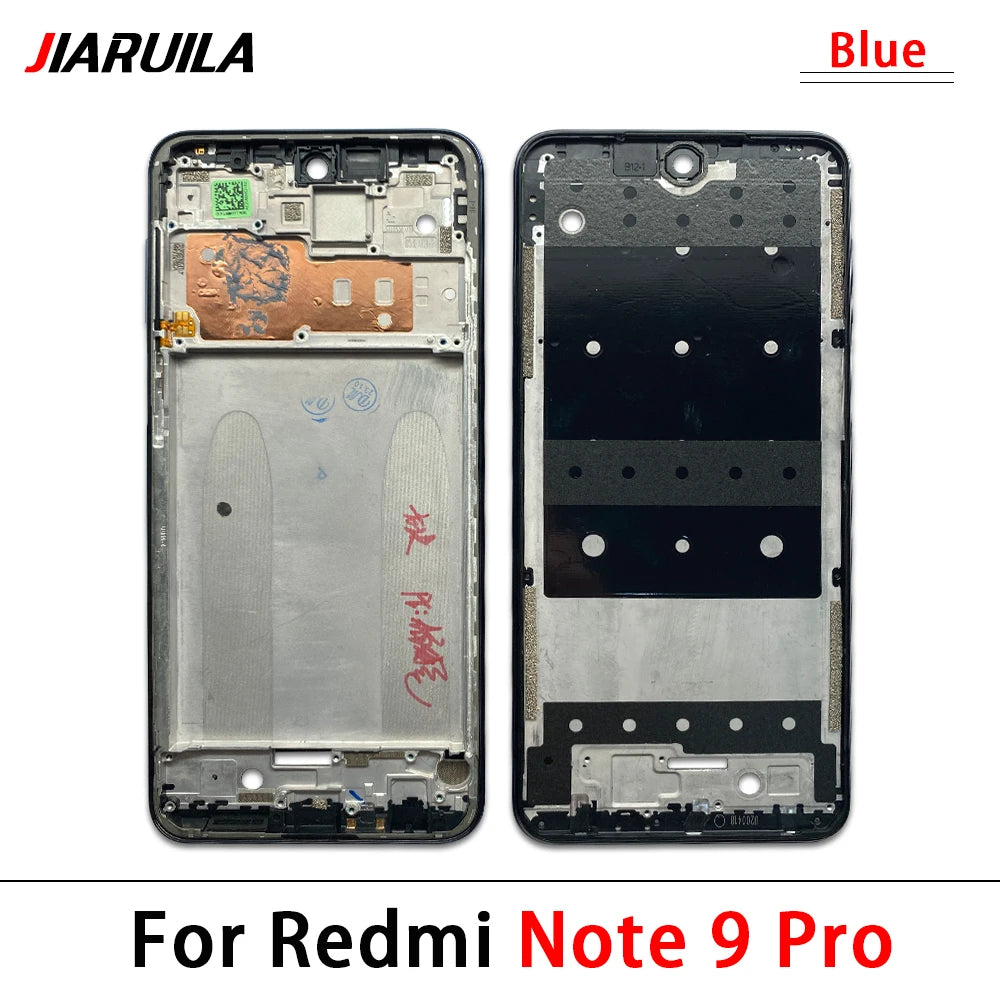 New For Xiaomi Redmi Note 7 8 9s Pro Front Housing LCD Frame Screen Bezel Holder Replacement Parts Xiaomi  Xiao mi phone repair parts