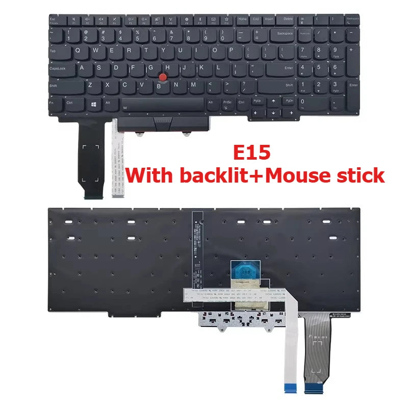 Keyboard for Lenovo  Thinkpad E14 R14 E15 T14 T15 L14 L15 T14S p14s S3 GEN2 backlight mouse stick KEYBOARD Lenovo laptop repair parts