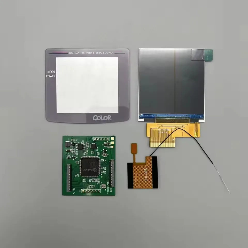 2.6' IPS High Brightness LCD Screen Is Suitable for Nintendo Game Boy Color IPS GBC LCD Support Pixel Display Game console repair parts