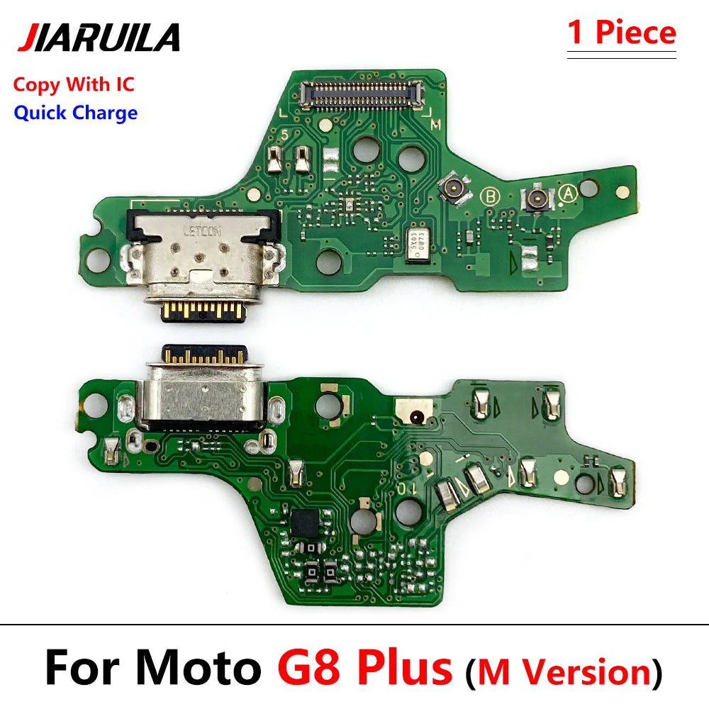 USB Charger Board PCB Flex For Motorola Moto G8 Plus Play Power Lite USB Port Connector Dock Charging Flex Cable Motorola phone repair parts