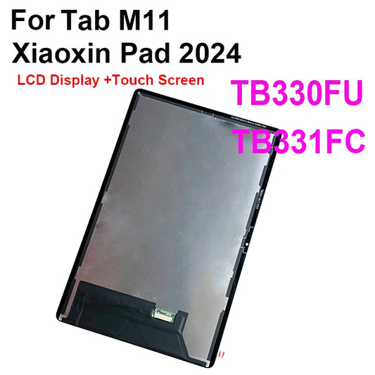 11" LCD For Tab M11 TB330FU TB331FC Xiaoxin Pad 2024 Tablet LCD Display Touch Screen Panel Sensor Digitizer Glass Full Assembly Lenovo tablet repair parts