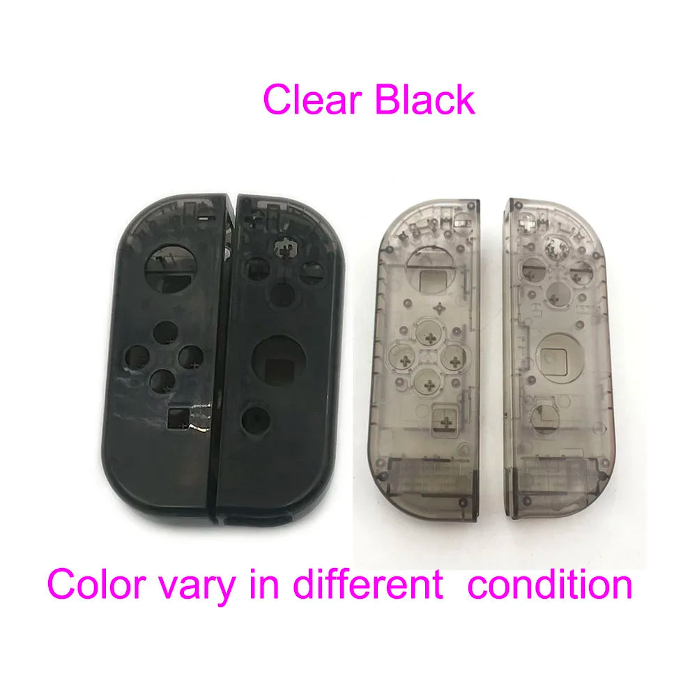 For Switch Oled Replacement Clear Transparent Shell Cover  SL SR Buttons for Nintendo Switch NS Joy Con  Controller Housing Case Game console repair parts