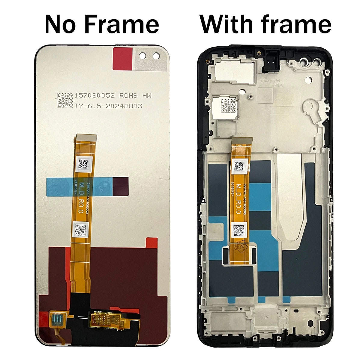 6.6"inch For OPPO Realme X3 SuperZoom RMX2086 LCD RealmeX3 RMX2142 Display Touch Screen Digitizer Replacement  Oppo phone repair parts