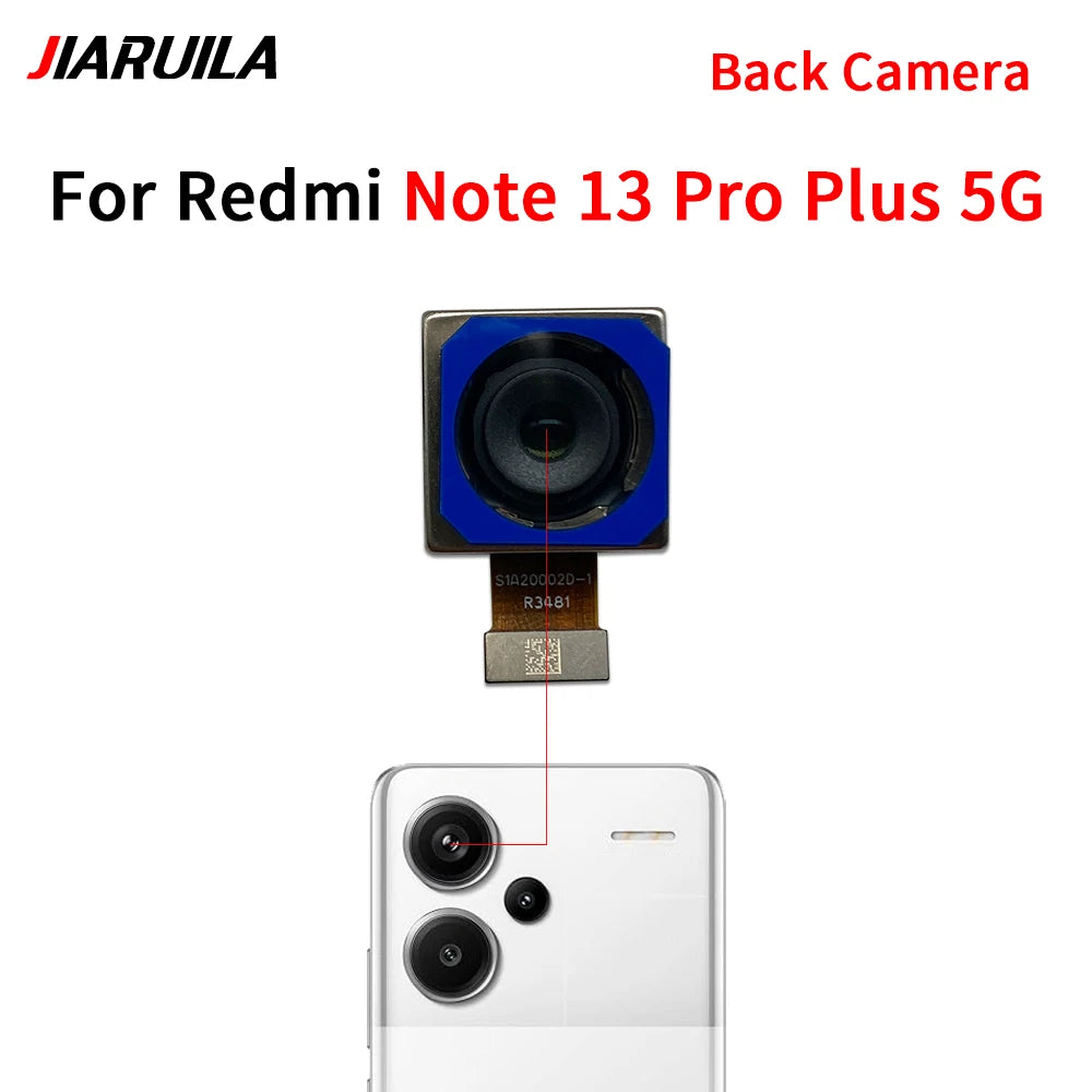 Front Camera Flex Back Rear Camera Module Flex Cable For Xiaomi Redmi Note 13 Pro Plus 4G 5G Xiaomi  Xiao mi phone repair parts