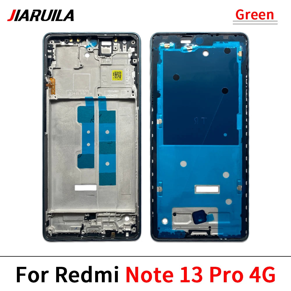 New For Xiaomi Redmi Note 13 Pro Plus 4G 5G Front Housing LCD Frame Screen Bezel Holder Xiaomi  Xiao mi phone repair parts