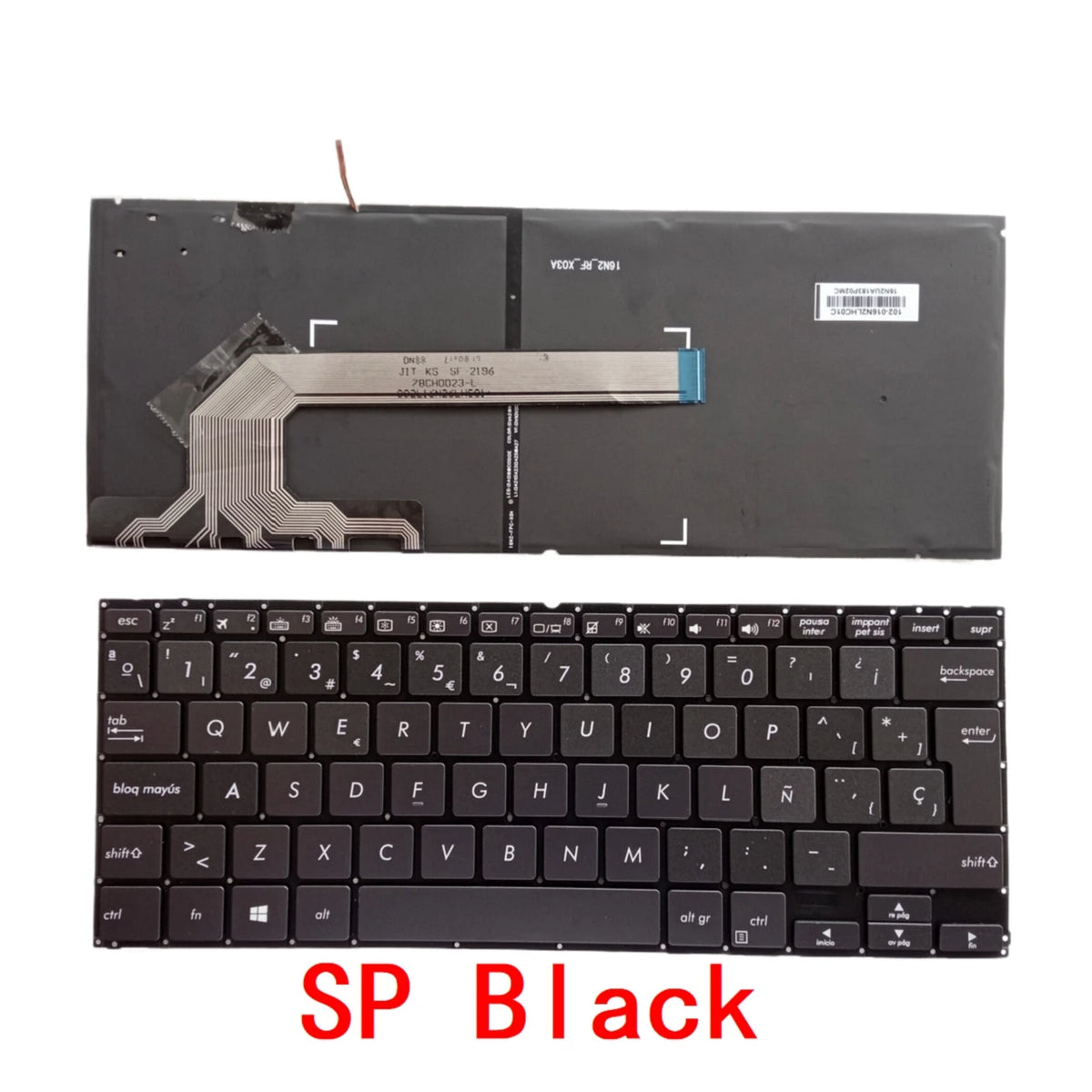 New Spanish Portuguese Laptop Backlit Keyboard For ASUS ZenBook Flip S UX370 UX370U UX370UA U370 Q325U Notebook PC Replacement ASUS laptop repair parts
