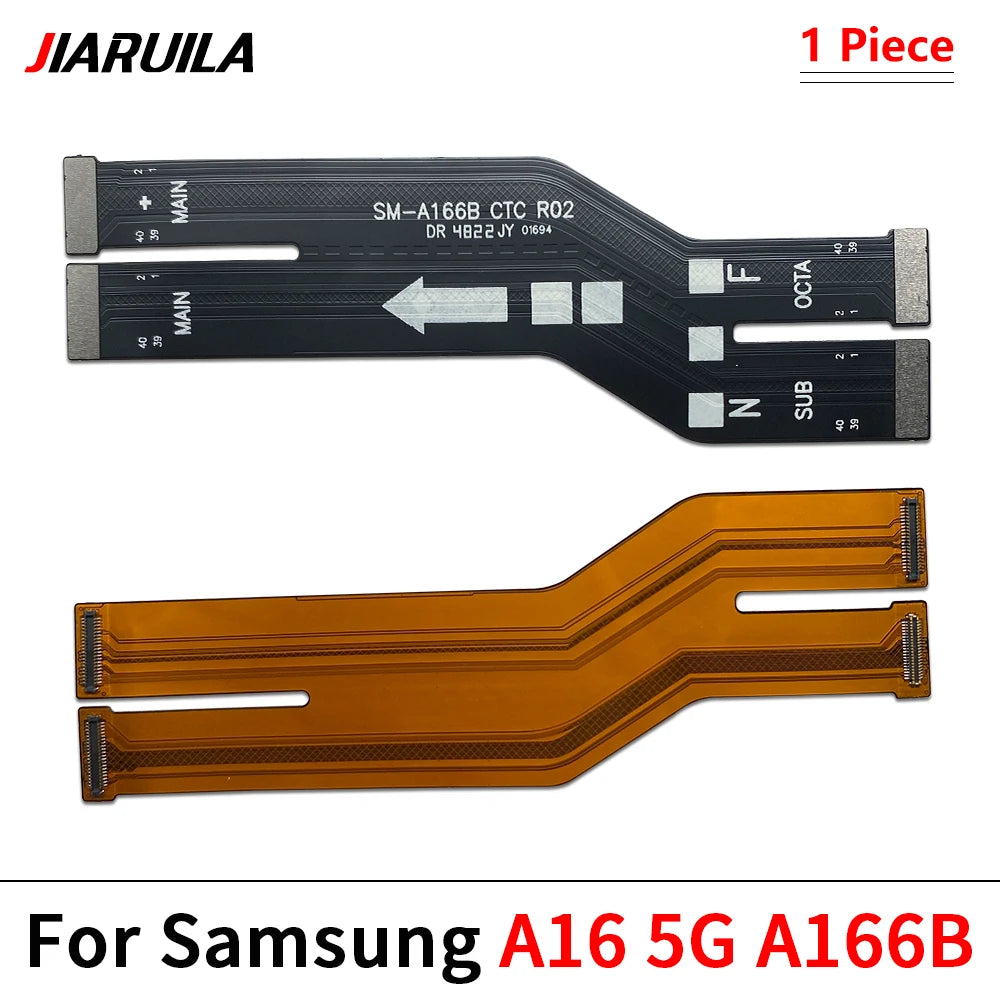 10Pcs/Lot，Main Board Motherboard Connector Flex Cable For Samsung A15 A16 A25 A35 A55 A26 A36 A56 4G 5G A166B A156B Samsung phone repair parts