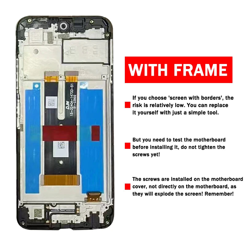 6.72“Tested For ZTE Axon 60 Z2356 LCD Display Screen Touch Panel Digitizer Blade V60 Display Replacement Repair Parts TCL phone repair parts