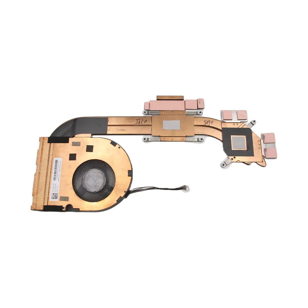 Original For Lenovo ThinkPad T15p Gen 2 P15v Gen 2 Laptop Fan Heatsink CPU Coler Cooling FRU:5H41B77218 5H41B77219 SWG Lenovo laptop repair parts