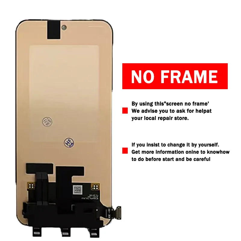 CPH2689 PKM110 Premium Lcd For Oppo Reno13 5G Display Touch Screen Digitizer Panel Assembly Reno 13 5G Screen Frame  Oppo phone repair parts