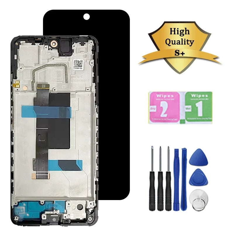 AMOLED For Redmi Note 12 Pro+ 12Pro Plus For Xiaomi Redmi Note 12 Pro 5G 22101316C LCD Display Touch Screen Digitizer Assembly Xiaomi phone repair parts