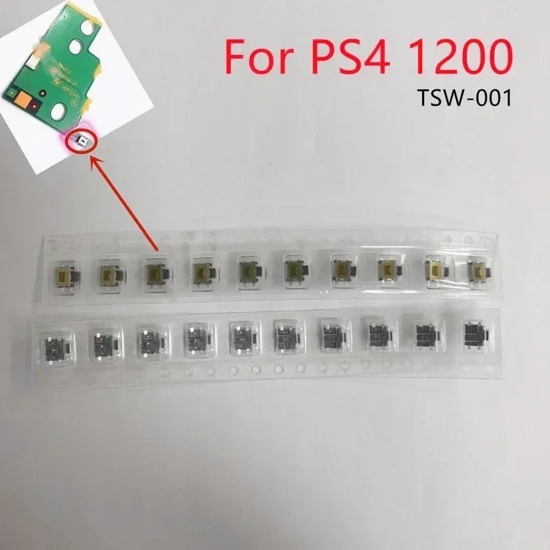 500pcs/lot for PS4 1200 Dvd Drive Sensor Board TSW-001 Switch Power on Off Button for Ps4 Slim 12xx Replacement Repair Part Game console repair parts