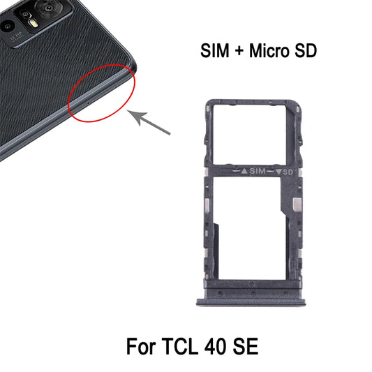 SIM + Micro SD Card Tray For TCL 40 SE Phone SIM Card Tray Replacement Part Lenovo Tablet repair parts