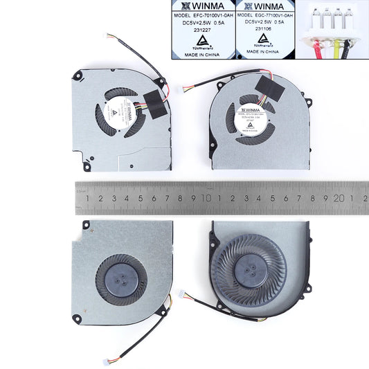 Laptop Cooling Fan for Gigabyte G5 KD MD GD Gigabyte G7 MD GD Aorus 7 SB KB MB CPU+GPU Gigabyte laptop repair parts