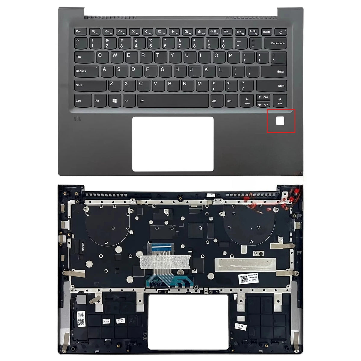 Upper case keyboard for Lenovo Ideapad Zhaoyang K42-80 V720-14 topcase palmrest C shell keyboard cover touchpad assembly Lenovo laptop repair parts
