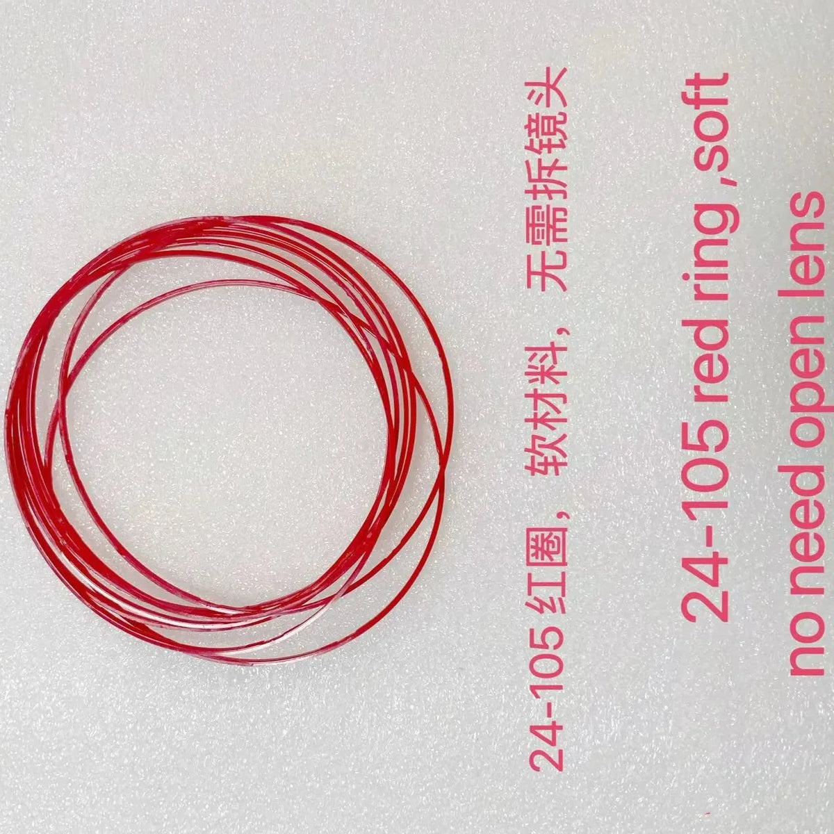 New lens front barrel ring lens focus barrel red ring for Canon 24-105 I 24-70 II (no need open lens) Digital Camera repair parts