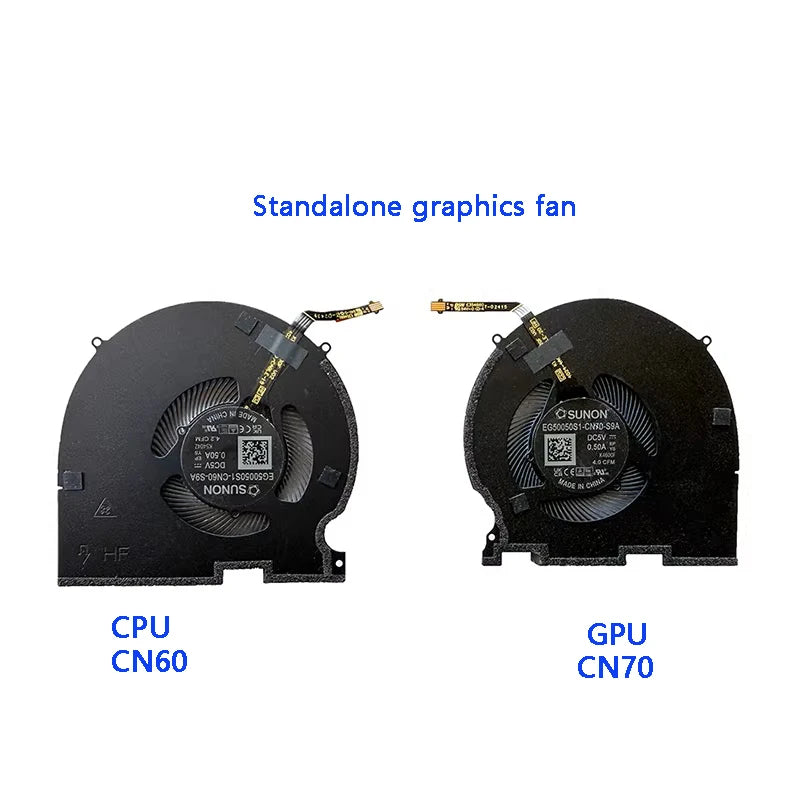 New Original Laptop CPU GPU Cooling Fan For DELL XPS 14 9440 0256J1 091DY0 Dell laptop repair parts