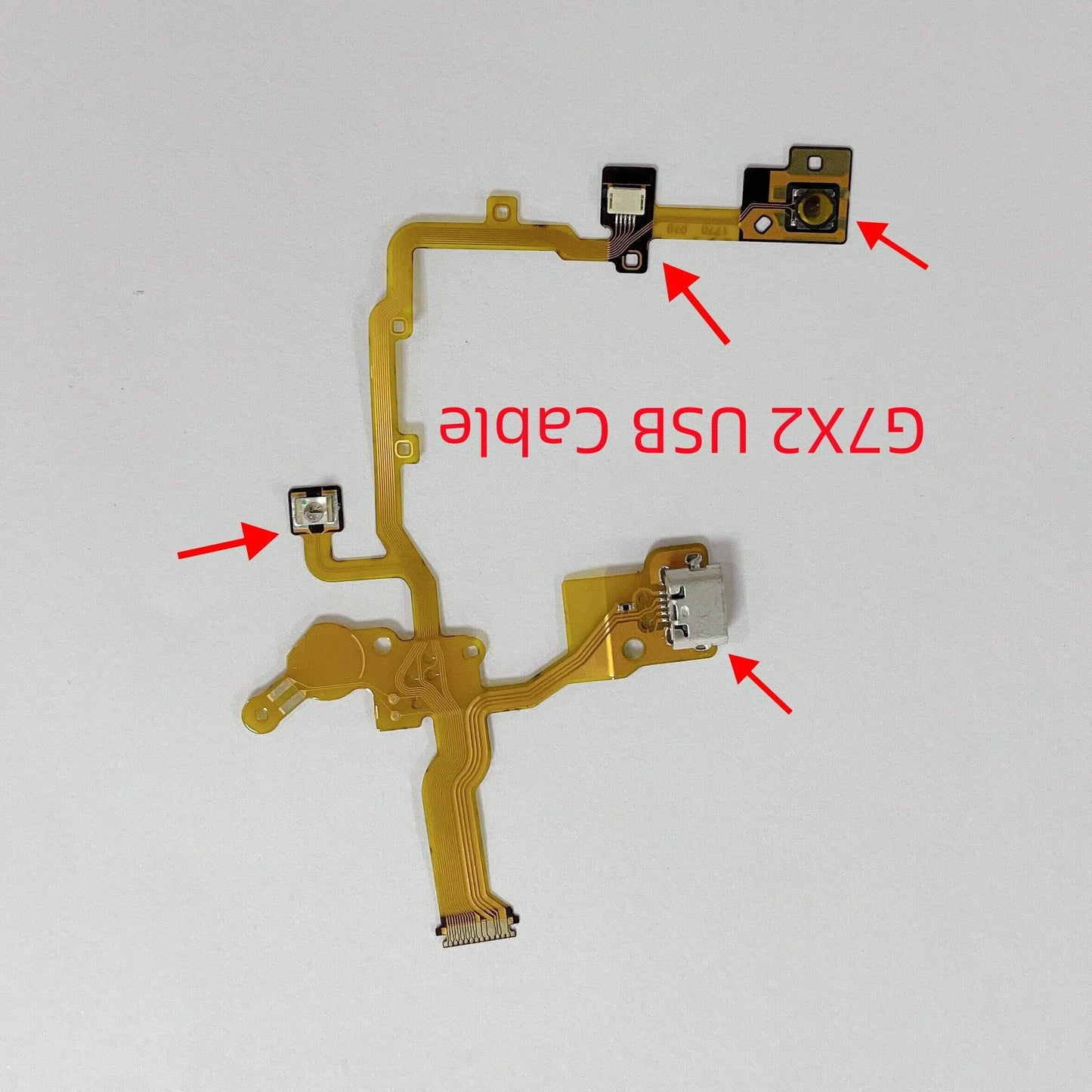 New G7X2 USB Flex Cable with Socket for Canon G7XII G7X2 G7X ii Camera Repair Part  Digital Camera repair parts