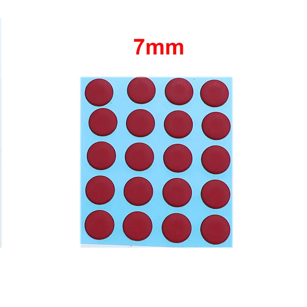 2Set 6mm 7mm Diameter ICE Version Esports Mouse Skates Mouse Feet DIY Universal Dot Mouse Pad Antii-slip Mouse Feet Sticker Game console repair parts