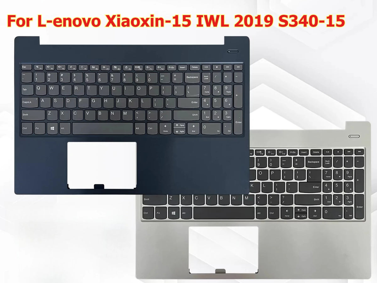 Upper case keyboard for Lenovo Xiaoxin-15 IWL  2019 S340-15 topcase palmrest C shell keyboard cover touchpad assembly Lenovo laptop repair parts
