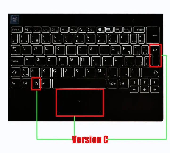 100% NEW Original English keyboard For 10.1" Lenovo Yoga Book YB1-X90L YB1-X90F YB1-X91L YB1-X91F keyboard Assembly Lenovo tablet repair parts
