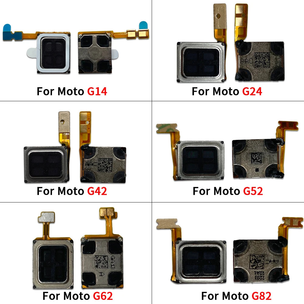 Front Top Earpiece Earphone Ear Speaker Sound Receiver For Moto G22 G32 G52 G62 G72 G82 G13 G23 G53 G73 G04 G14 G24 G34 G54 G84 Motorola phone repair parts