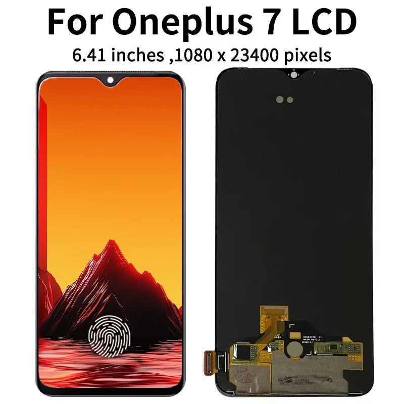 6.41''AMOLED For OnePlus 7 1+7 LCD Display Touch Screen Digitizer Assembly GM1901 GM1900 GM1905 GM1903 Display Replacement  OnePlus phone repair parts