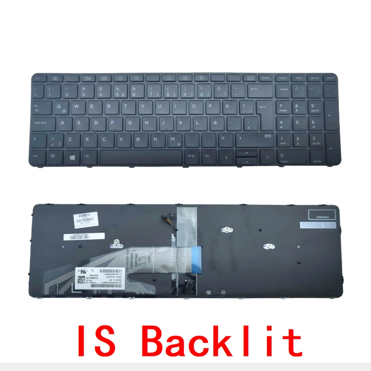 US RU SP AR IS Backlit Keyboard For HP ProBook 450 G3/ 450 G4/ 455 G3/ 455 G4/ 650 G2/ 650 G3/ 655 G2/ 655 G3/ 470 G3/ 470 G4  HP laptop repair parts