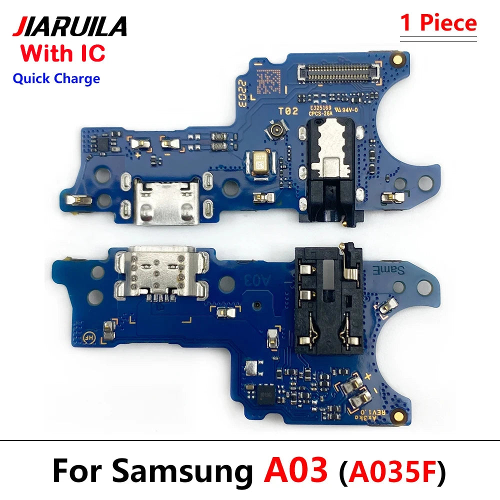 10Pcs USB Charger Charging Port Dock Connector Board Flex Cable For Samsung A10s A20s A30s A50s A21s A03s A03 Core A04 A04s Samsung phone repair parts
