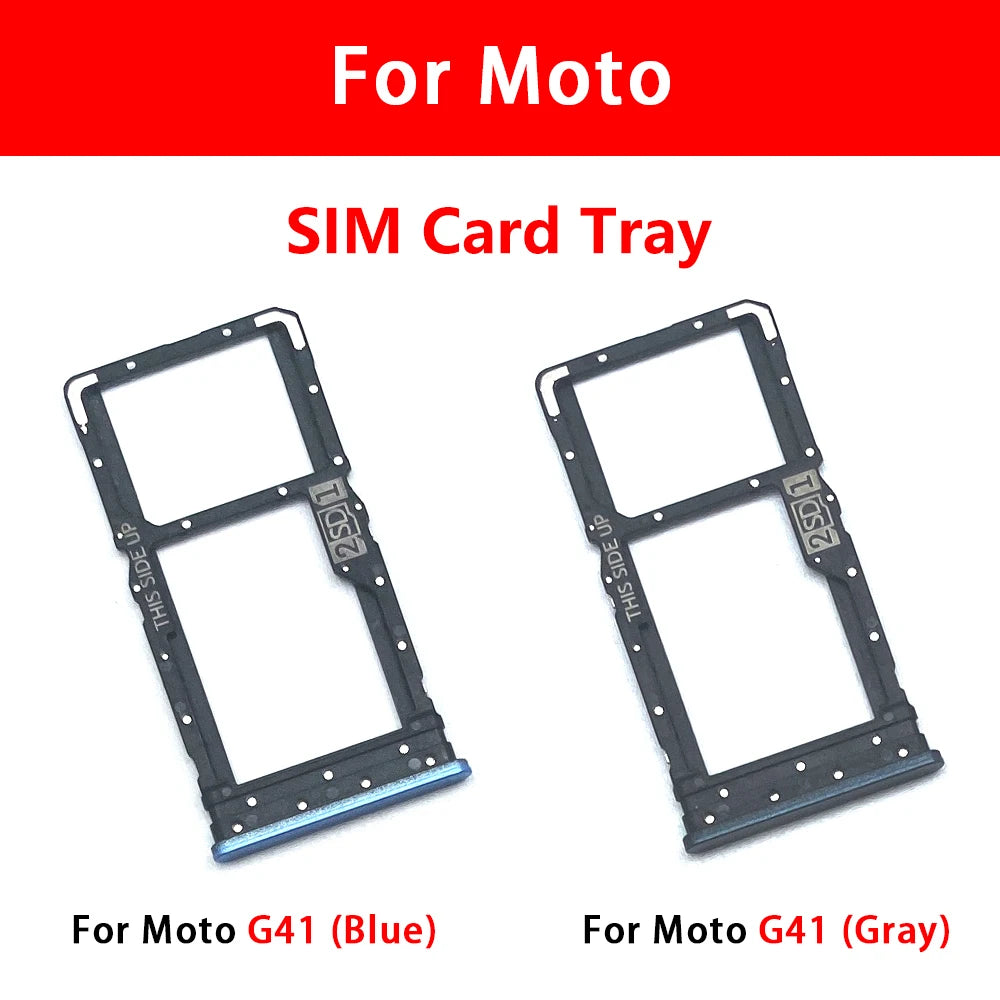 10Pcs, New For Motorola Moto G31 G51 G71 G22 G32 G52 G62 G72 Micro Nano SIM Card Holder Tray Slot Holder Adapter Socket Motorola phone repair parts