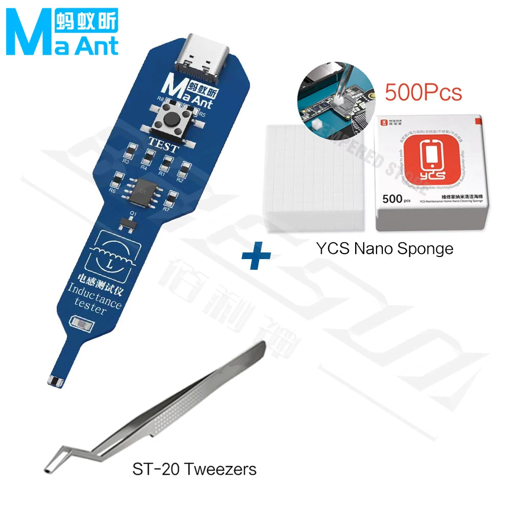 JTX Coil Tester CT-1 Motherboard for PC Repair Electromagnetic Induction Quick Fault Check Coil Tester Inductor Detector Tools Professional Repair Tools