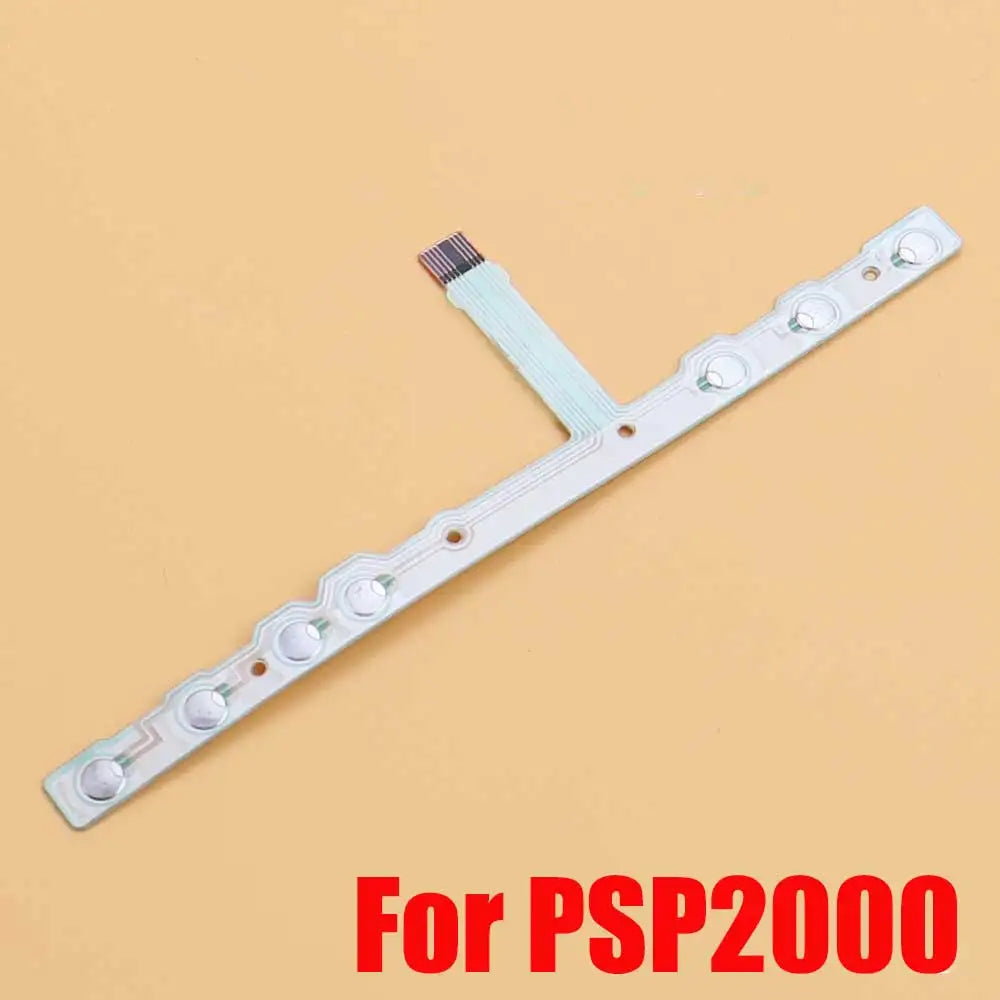 For PSP 1000 2000 3000 Game Console Volume Key Conductive Film Flex Cable Metal Plastic Support Bracket Holder Replacement Parts Game console repair parts