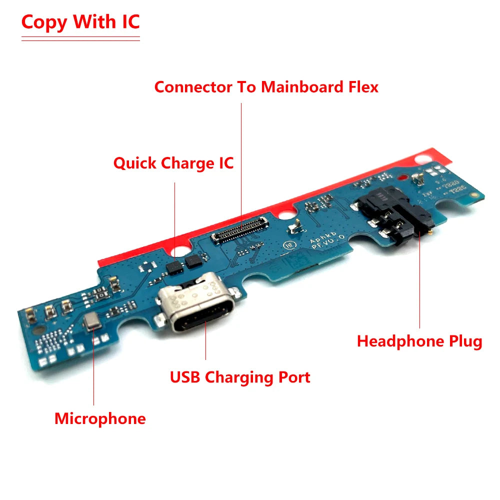 For Samsung Tab A7 Lite T220 T225 USB Charging Dock Connector Port Board Flex Cable Samsung phone repair parts