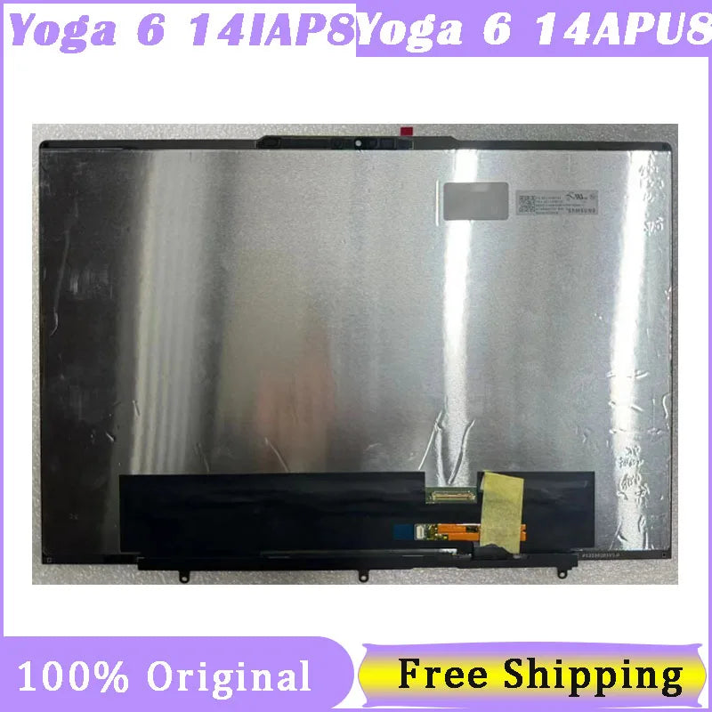 14 Inch Touch Screen For Lenovo Yoga Slim 6 14IAP8 5D11K06153 Yoga Slim 6 14APU8 5D11D48085 ATNA40CT01-0 OLED FHD 1920x1200 Lenovo laptop repair parts