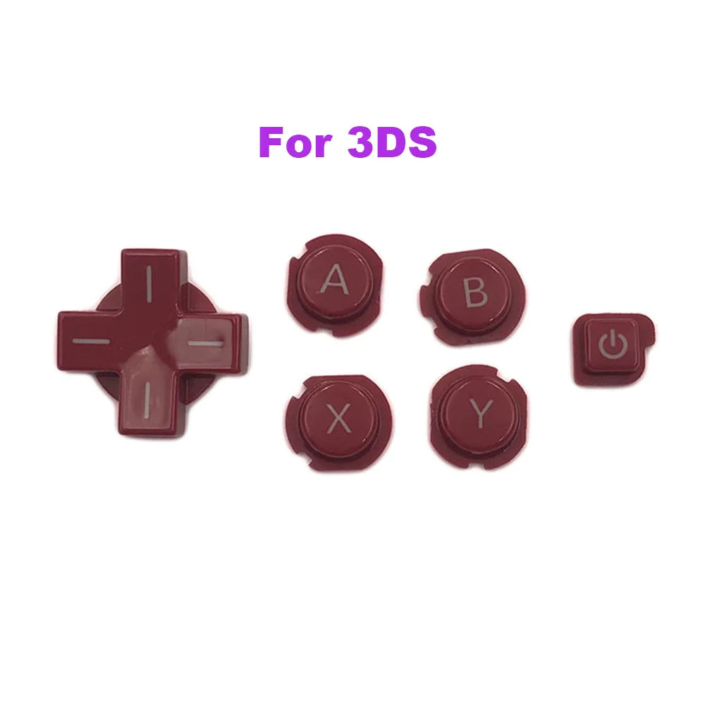 1-3sets A B X Y L R ZR ZL Full Set Buttons For NEW3DS/New 3DS XL NEW 3DS LL Home On Of Power Buttons For 3DS ABXY D-Pad Buttons Game console repair parts