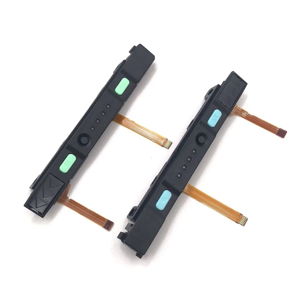 Plastic Slider For Nintendo Switch NS Joy-Con Controller Rail Assembly With Flex Cable Complete Right Left With Button Game console repair parts