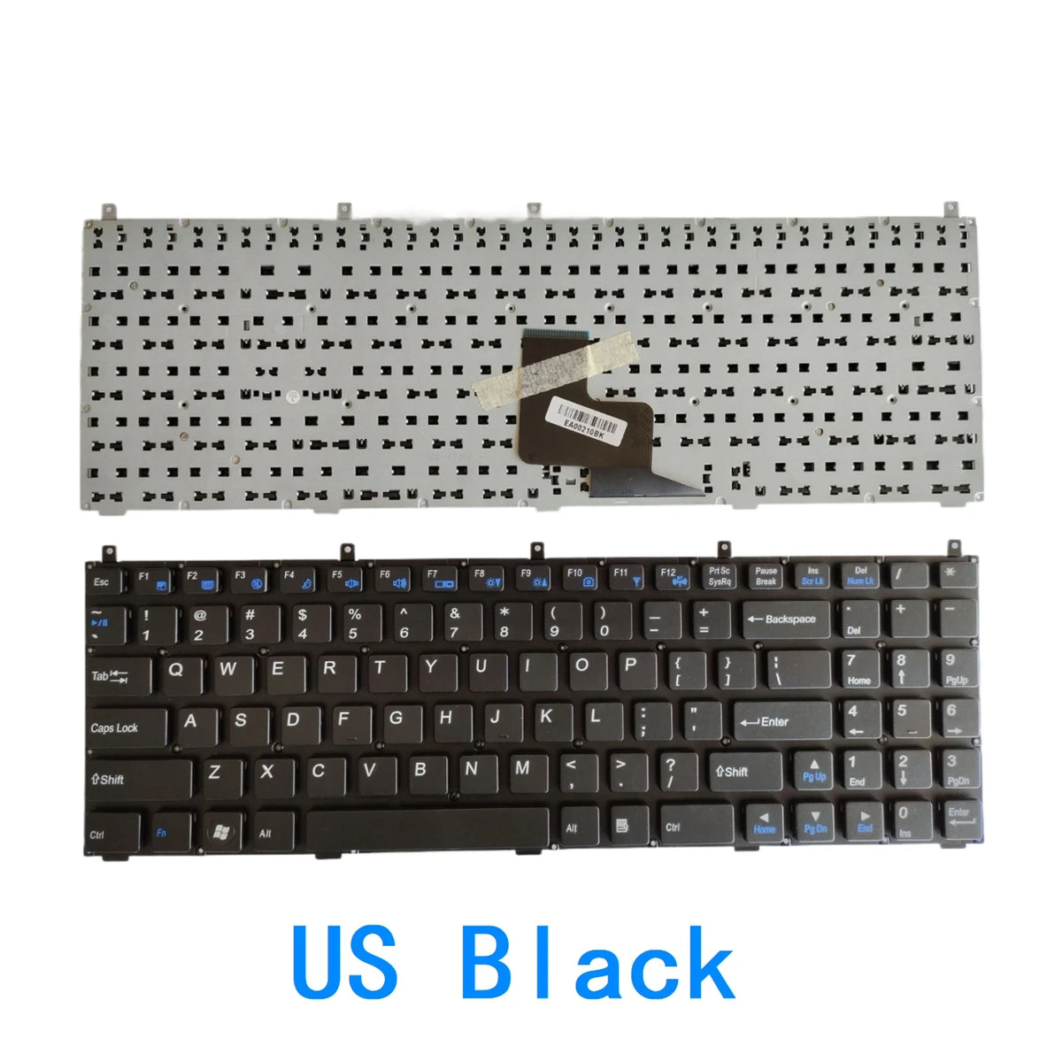 New US Russian Brazil Language  Keyboard For CLEVO K107 W150HN X8100 DNS C5500 W765K W76T Notebook PC Replacement Keyboard