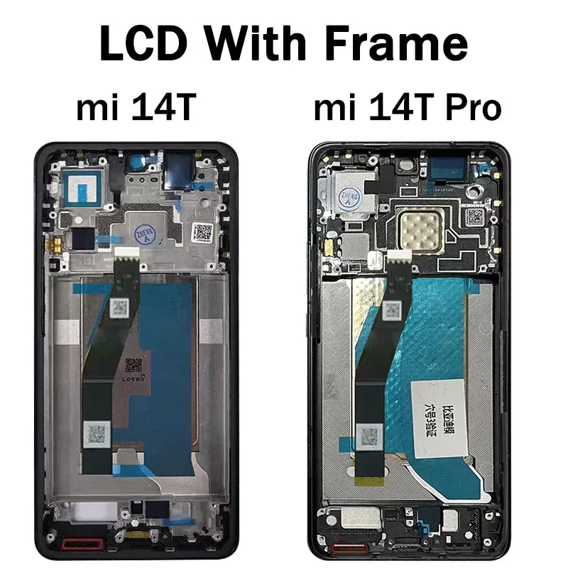 6.67"AMOLED For Xiaomi Mi 14T 2406APNFAG LCD For Xiaomi Mi 14T Pro 2407FPN8EG LCD Display Touch Digitizer Assembly Xiaomi phone repair parts