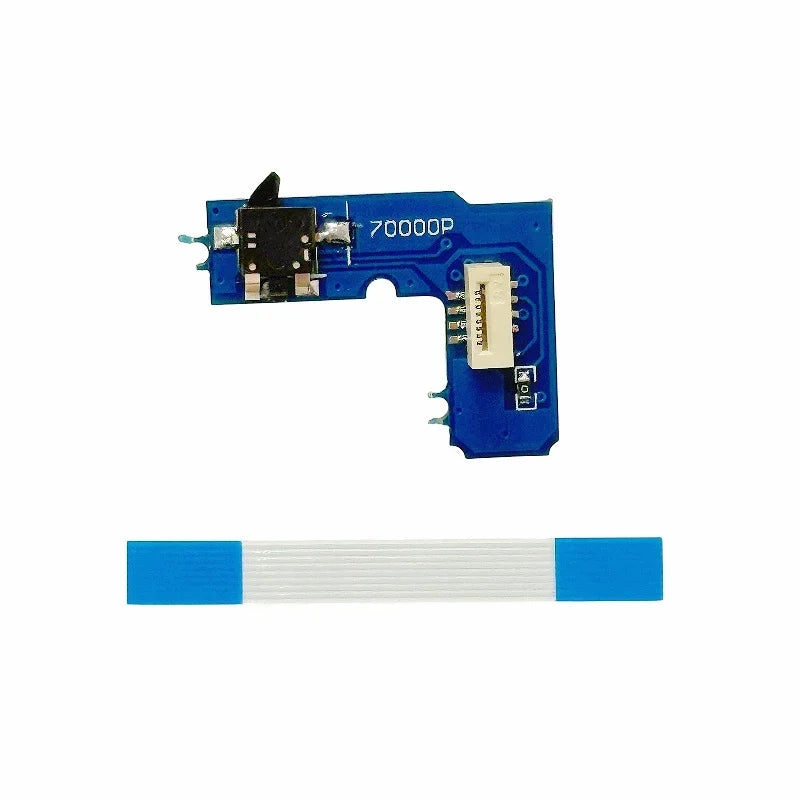 10sets/lot for PS2 Slim SCPH 70000/77000/75000 Power Switch Pcb on Off Reset Board with Flex Cable Ribbon Replacement Game console repair parts