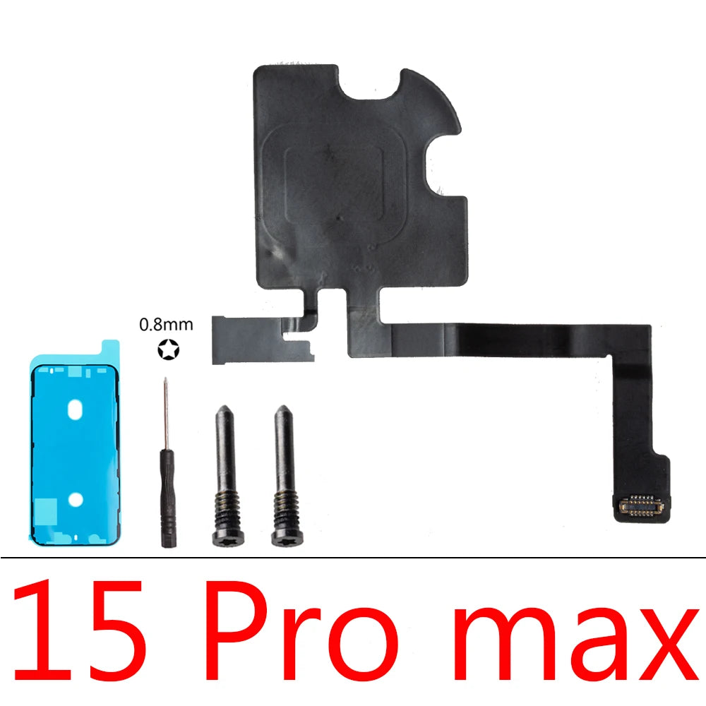 Earpiece Light Sensor Proximity Flex Cable for iPhone 16 Plus 15 ProMax No Speaker Sensor Ribbon iPhone phone repair parts